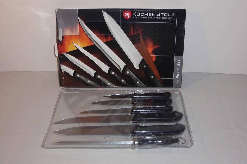 Kuchenstolz 6 Piece Cutlery Set Knives NEW NIB -051420